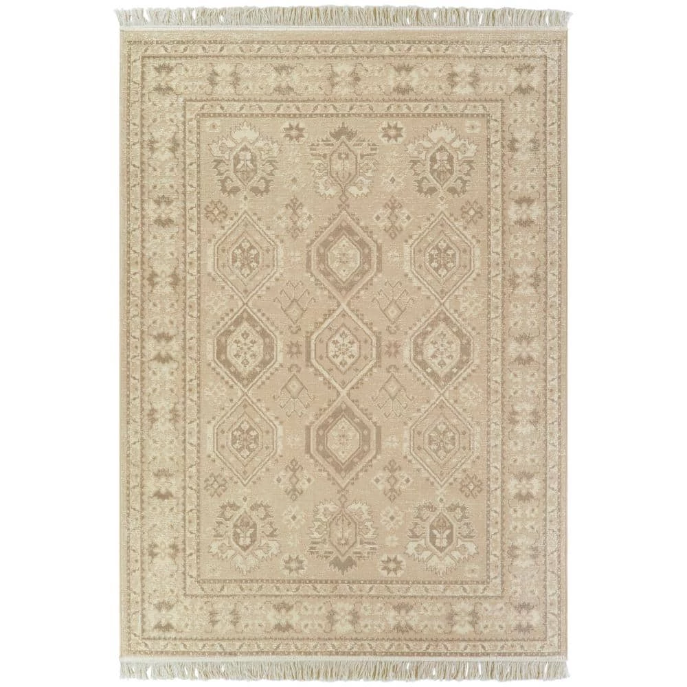 Rochford Beige 8 ft. x 10 ft. Oriental Medallion Area Rug by BALTA 3 Rochford Beige 8 ft. x 10 ft. Oriental Medallion Area Rug by BALTA