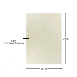 Cambio Beige 5 ft. x 7 ft. Contemporary Area Rug by BALTA -Cheap BALTA || Norsk Store beige balta area rugs 3010359 76 1000