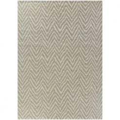 Marshall Beige 8 ft. x 10 ft. Chevron Indoor/Outdoor Area Rug by BALTA
