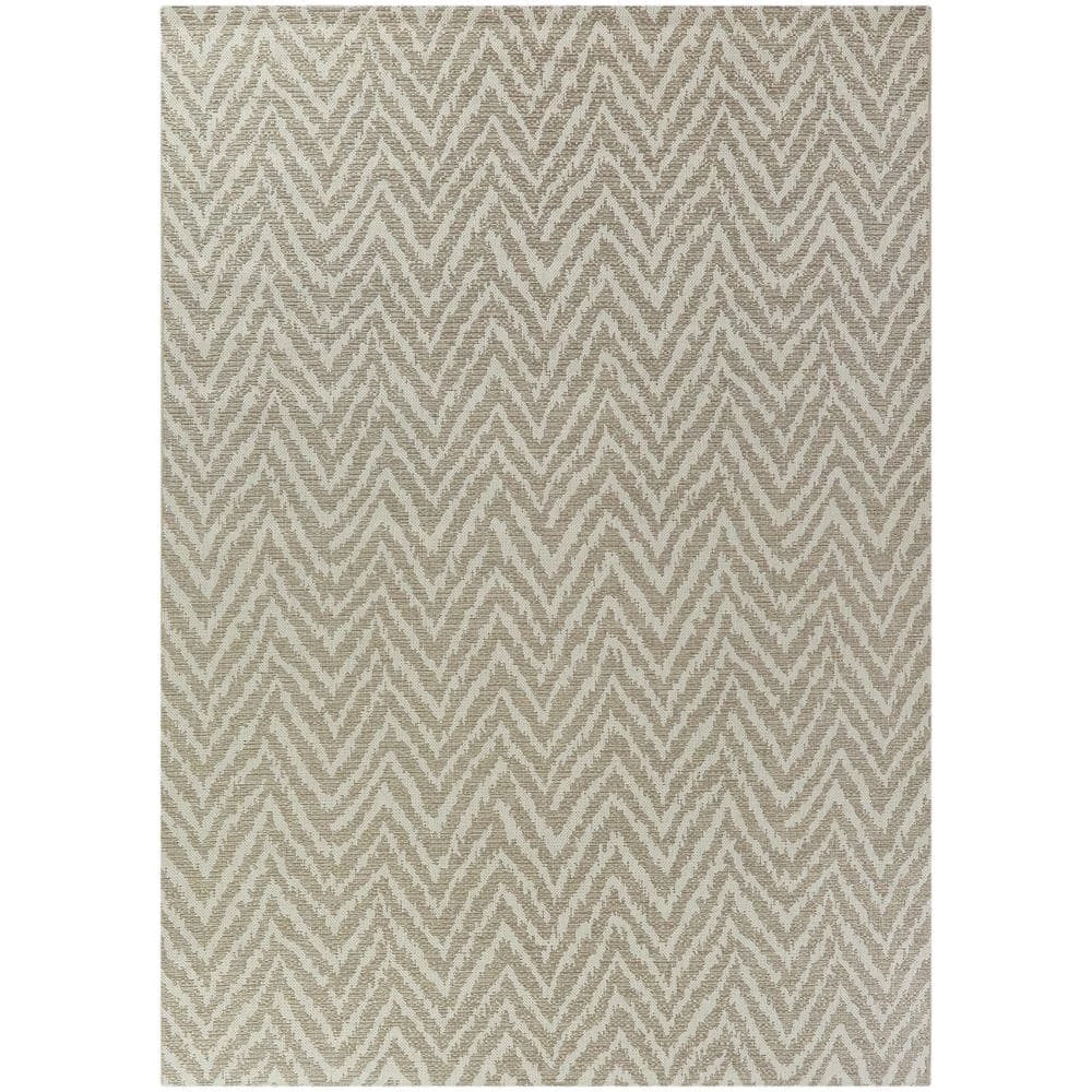 Marshall Beige 8 ft. x 10 ft. Chevron Indoor/Outdoor Area Rug by BALTA 3 Marshall Beige 8 ft. x 10 ft. Chevron Indoor/Outdoor Area Rug by BALTA