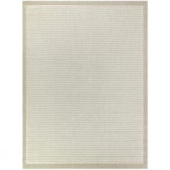 Serling Beige 5 ft. x 7 ft. Striped Indoor/Outdoor Area Rug by BALTA