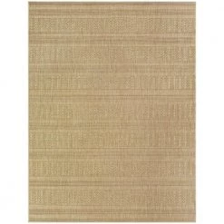 Jarrett Beige 8 ft. x 10 ft. Flatweave Indoor/Outdoor Area Rug by BALTA