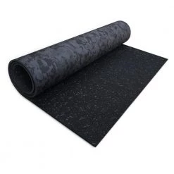 Gray Camo 72 in. W x 36 in. L Rubber Multi-Purpose Fitness Equipment Mat (18 sq. ft.) by Norsk