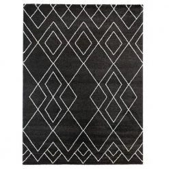 Clara Black 8 ft. x 10 ft. Area Rug by BALTA