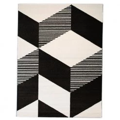 Lincoln Black 5 ft. x 7 ft. Area Rug by BALTA