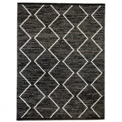 Oscar Black 8 ft. x 10 ft. Area Rug by BALTA