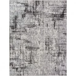 Leon Black 8 ft. x 10 ft. Abstract Area Rug by BALTA