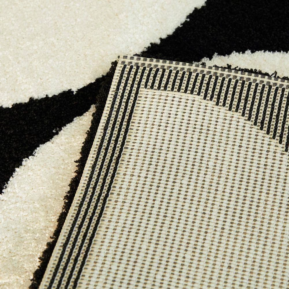 Bartholdi Black 5 ft. x 7 ft. Modern Geometric Area Rug by BALTA 5 Bartholdi Black 5 ft. x 7 ft. Modern Geometric Area Rug by BALTA - Image 3