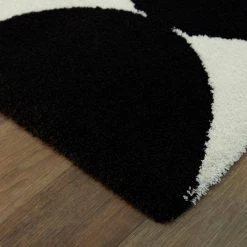 Steiner Black 5 ft. x 7 ft. Abstract Geometric Area Rug by BALTA -Cheap BALTA || Norsk Store black balta area rugs 3091471 4f 1000