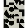 Steiner Black 5 ft. x 7 ft. Abstract Geometric Area Rug by BALTA -Cheap BALTA || Norsk Store black balta area rugs 3091471 64 1000