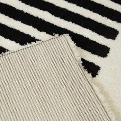 Mathilde Black 5 ft. 3 in. x 7 ft. Striped Area Rug by BALTA -Cheap BALTA || Norsk Store black balta area rugs 3098848 c3 1000