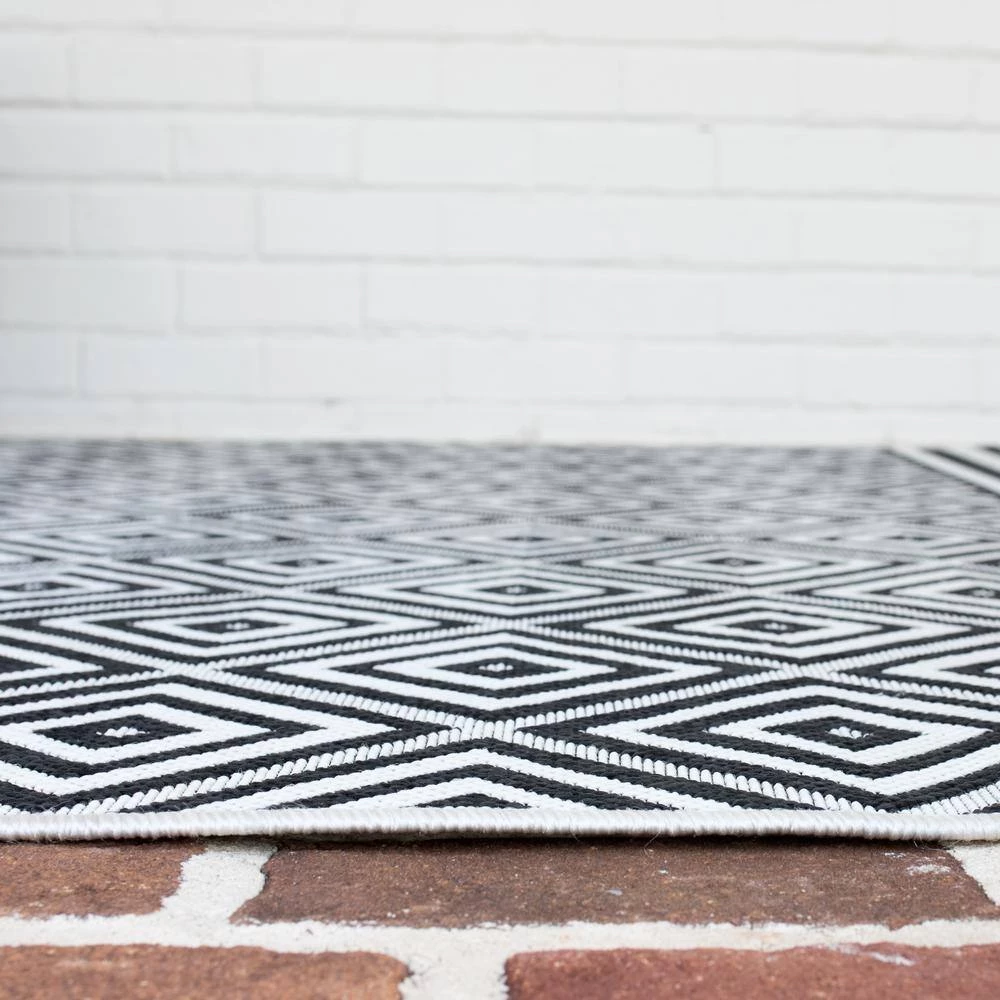 Amador Black 8 ft. x 10 ft. Indoor/Outdoor Area Rug by BALTA 7 Amador Black 8 ft. x 10 ft. Indoor/Outdoor Area Rug by BALTA - Image 5