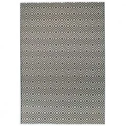 Amador Black 8 ft. x 10 ft. Indoor/Outdoor Area Rug by BALTA
