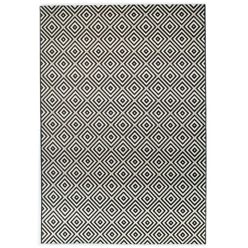 Amador Black 8 ft. x 10 ft. Indoor/Outdoor Area Rug by BALTA 3 Amador Black 8 ft. x 10 ft. Indoor/Outdoor Area Rug by BALTA
