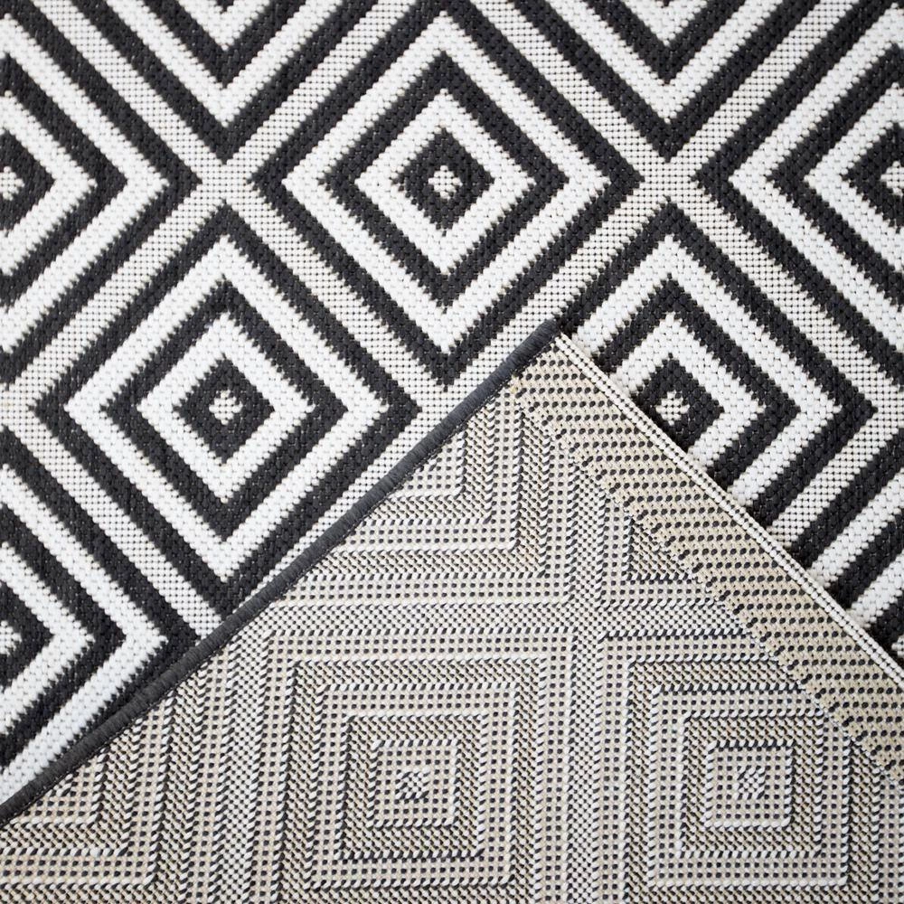 Amador Black 8 ft. x 10 ft. Indoor/Outdoor Area Rug by BALTA 5 Amador Black 8 ft. x 10 ft. Indoor/Outdoor Area Rug by BALTA - Image 3