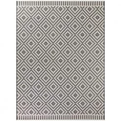 Desta Black 8 ft. x 10 ft. Indoor/Outdoor Area Rug by BALTA