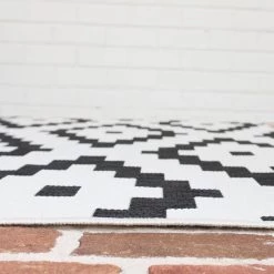 Elio Black 5 ft. x 7 ft. Indoor/Outdoor Area Rug by BALTA -Cheap BALTA || Norsk Store black balta outdoor rugs 3003595 1f 1000