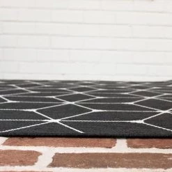 Macsen Black 5 ft. x 7 ft. Indoor/Outdoor Area Rug by BALTA -Cheap BALTA || Norsk Store black balta outdoor rugs 3003601 1f 1000