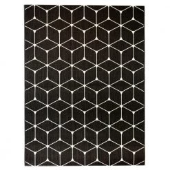 Macsen Black 5 ft. x 7 ft. Indoor/Outdoor Area Rug by BALTA