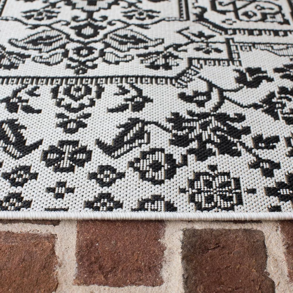 Aurelia Black 8 ft. x 10 ft. Indoor/Outdoor Area Rug by BALTA 7 Aurelia Black 8 ft. x 10 ft. Indoor/Outdoor Area Rug by BALTA - Image 5