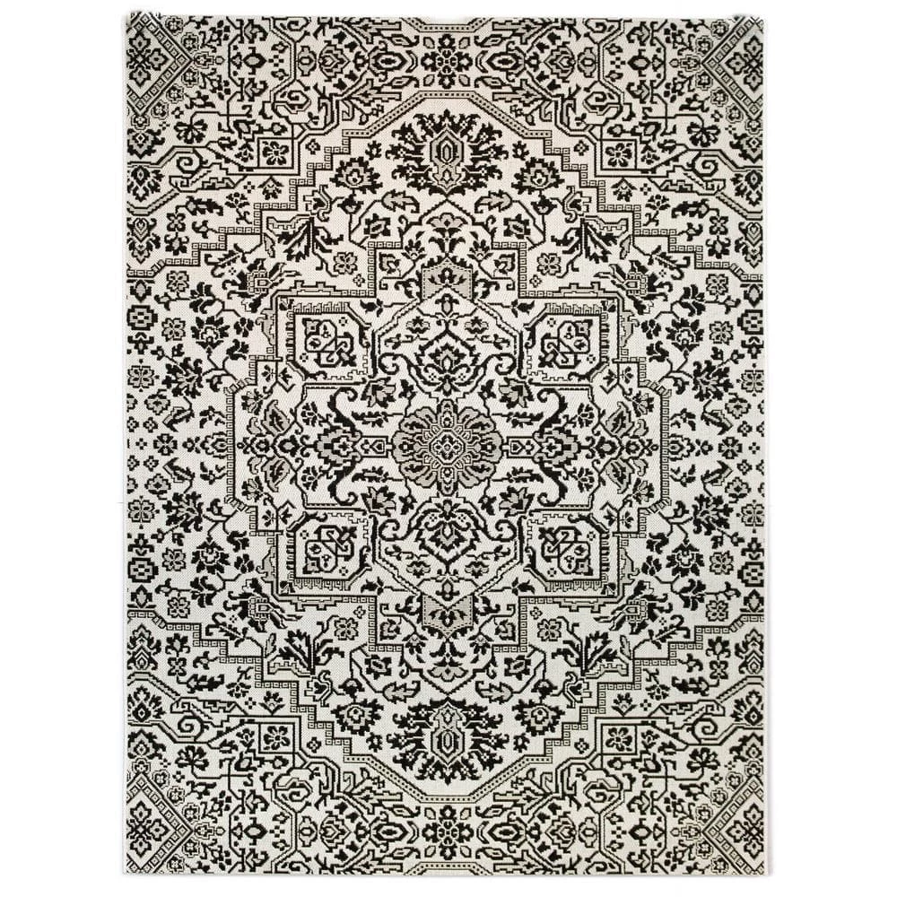 Aurelia Black 8 ft. x 10 ft. Indoor/Outdoor Area Rug by BALTA 3 Aurelia Black 8 ft. x 10 ft. Indoor/Outdoor Area Rug by BALTA