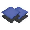 Black/Blue 24 in. x 24 in. x 0.79 in. Foam Interlocking Reversible Floor Mat (4-Pack) by Norsk -Cheap BALTA || Norsk Store black blue norsk gym floor tiles 240179 64 1000