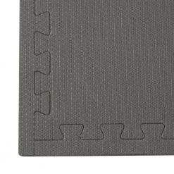Black/Gray 24 in. x 24 in. EVA Foam Sport Multi-Purpose Reversible Interlocking Tiles (64 sq. ft. - 16 tiles) by Norsk -Cheap BALTA || Norsk Store black gray norsk gym floor tiles 240251 4 1d 1000