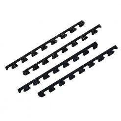 Black with Blue White Flecks 20.5 in. x 20.5 in. x 0.47 in. Rubber-Tec Reversible Gym Flooring (12 sq. ft.) (4-Pack) by Norsk -Cheap BALTA || Norsk Store black gray norsk gym floor tiles 32102rtbw 44 1000