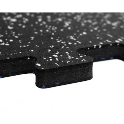 Black with Blue White Flecks 20.5 in. x 20.5 in. x 0.47 in. Rubber-Tec Reversible Gym Flooring (12 sq. ft.) (4-Pack) by Norsk -Cheap BALTA || Norsk Store black gray norsk gym floor tiles 32102rtbw fa 1000