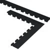 9.5 in. x 18.5 in. Black Multi-Purpose Commercial PVC Garage Flooring Tile Trim Kit (20 sq. ft.) by Norsk -Cheap BALTA || Norsk Store black norsk garage flooring tiles nstkblk 64 1000