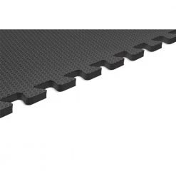 Black 24 in. x 24 in. EVA Foam Non-Toxic Solid Color Interlocking Tiles (168 sq. ft. - 42 tiles) by Norsk -Cheap BALTA || Norsk Store black norsk gym floor tiles 240447 7 40 1000