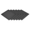 Black 24 in. x 24 in. EVA Foam Non-Toxic Solid Color Interlocking Tiles (216 sq. ft. - 54 tiles) by Norsk