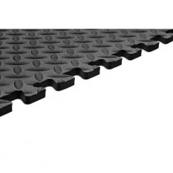 Black 24 in. x 24 in. EVA Foam Solid Color Diamond Plate Interlocking Tile (36-Tile) by Norsk -Cheap BALTA || Norsk Store black norsk gym floor tiles 241447 6 1d 1000