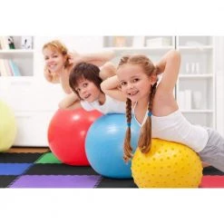 Black/Rainbow 24 in. x 24 in. x 0.51 in. Foam Interlocking Reversible Floor Mat (6-Pack) by Norsk -Cheap BALTA || Norsk Store black rainbow norsk gym floor tiles 240751 40 1000