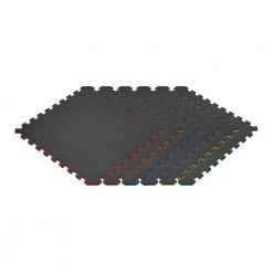 Black/Rainbow 24 in. x 24 in. x 0.51 in. Foam Interlocking Reversible Floor Mat (6-Pack) by Norsk -Cheap BALTA || Norsk Store black rainbow norsk gym floor tiles 240751 66 1000