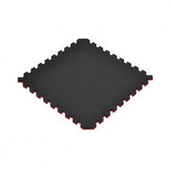 Black/Red 24 in. x 24 in. x 0.79 in. Foam Reversible Interlocking Floor Mat (4-Pack) by Norsk -Cheap BALTA || Norsk Store black red norsk gym floor tiles 240379 40 1000