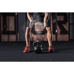 Shock Absorbent 25.2 in. x 25.2 in. x 0.70 in. Gym Tiles - Black/White Fleck (4-Pack) by Norsk -Cheap BALTA || Norsk Store black white fleck norsk gym floor tiles 304270 66 1000