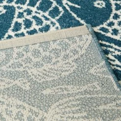 Cousteau Blue 5 ft. x 7 ft. Coastal Fish Area Rug by BALTA -Cheap BALTA || Norsk Store blue balta area rugs 3005657 c3 1000