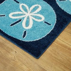 Varuna Sand Dollar Medallion Blue 8 ft. x 10 ft. Area Rug by BALTA 10 Varuna Sand Dollar Medallion Blue 8 ft. x 10 ft. Area Rug by BALTA -Cheap BALTA || Norsk Store blue balta area rugs 3007200 4f 1000