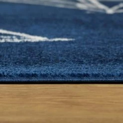 Marina Nautical Ship Blue 5 ft. x 7 ft. Area Rug by BALTA -Cheap BALTA || Norsk Store blue balta area rugs 3007205 1f 1000