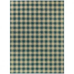 Rogers Blue 8 ft. x 10 ft. Gingham Area Rug by BALTA