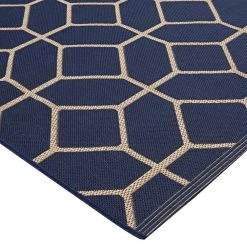 Kensington Navy 8 ft. x 10 ft. Indoor/Outdoor Area Rug by BALTA -Cheap BALTA || Norsk Store blue balta area rugs 303247632403051 c3 1000