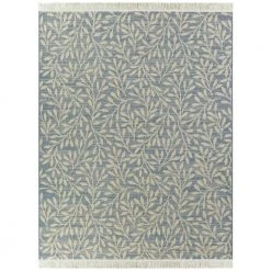 Calvin Blue 5 ft. 3 in. x 7 ft. Floral Area Rug by BALTA