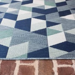 Felix Blue 8 ft. x 10 ft. Indoor/Outdoor Area Rug by BALTA -Cheap BALTA || Norsk Store blue balta outdoor rugs 3003234 4f 1000