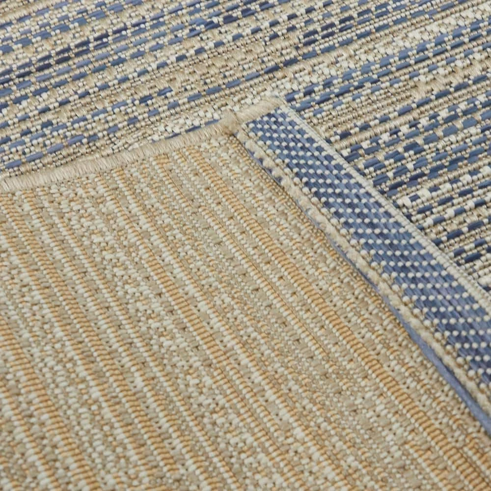 Cabot Blue 8 ft. x 10 ft. Flatweave Indoor/Outdoor Area Rug by BALTA 5 Cabot Blue 8 ft. x 10 ft. Flatweave Indoor/Outdoor Area Rug by BALTA - Image 3