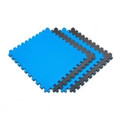 Blue/Black 24 in. x 24 in. EVA Foam Sport Multi-Purpose Reversible Interlocking Tile (28-Tile) by Norsk