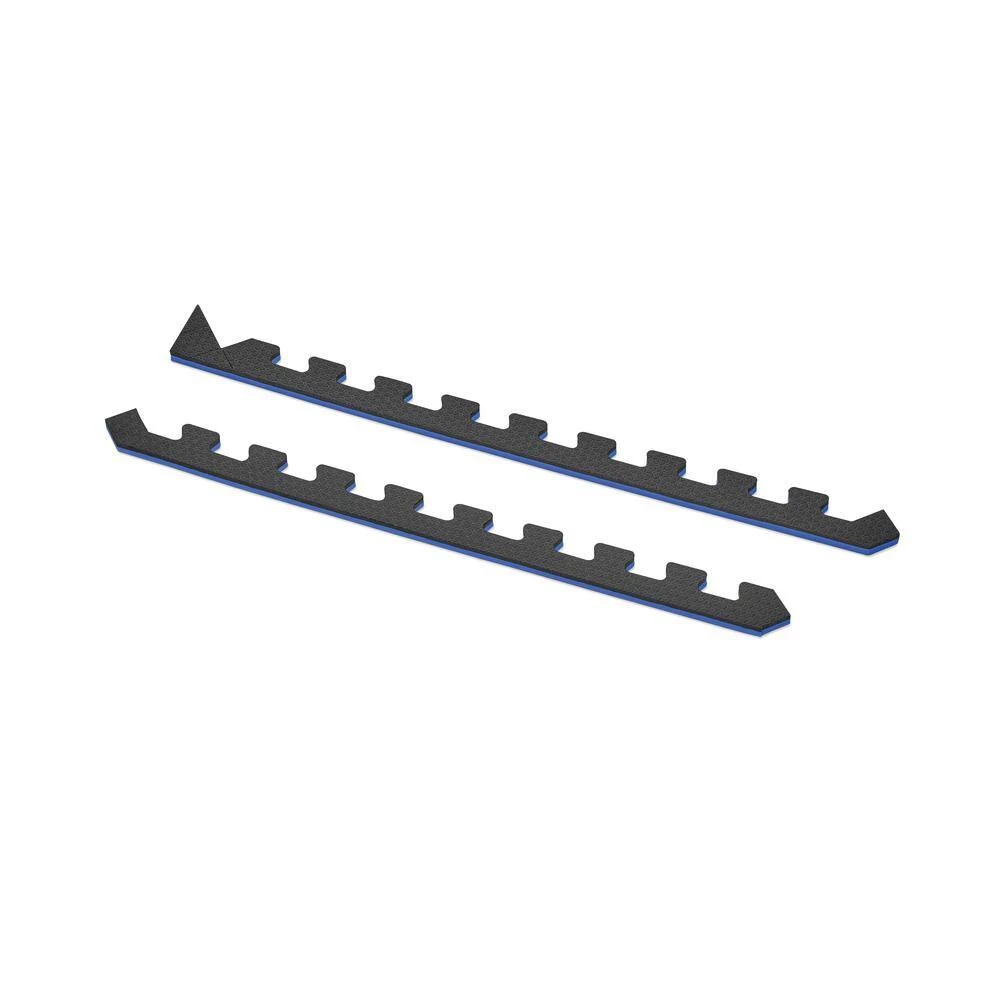 Blue/Black 24 in. x 24 in. EVA Foam Truly Reversible Interlocking Tile (24-Tile) by Norsk 9 Blue/Black 24 in. x 24 in. EVA Foam Truly Reversible Interlocking Tile (24-Tile) by Norsk - Image 7