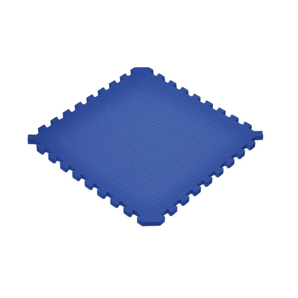 Solid Blue 24 in. x 24 in. EVA Foam Sport Interlocking Tiles by Norsk 4 Solid Blue 24 in. x 24 in. EVA Foam Sport Interlocking Tiles by Norsk - Image 2