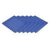 Blue 24 in. x 24 in. EVA Foam Non-Toxic Solid Color Interlocking Tiles (72 sq. ft. - 18 tiles) by Norsk
