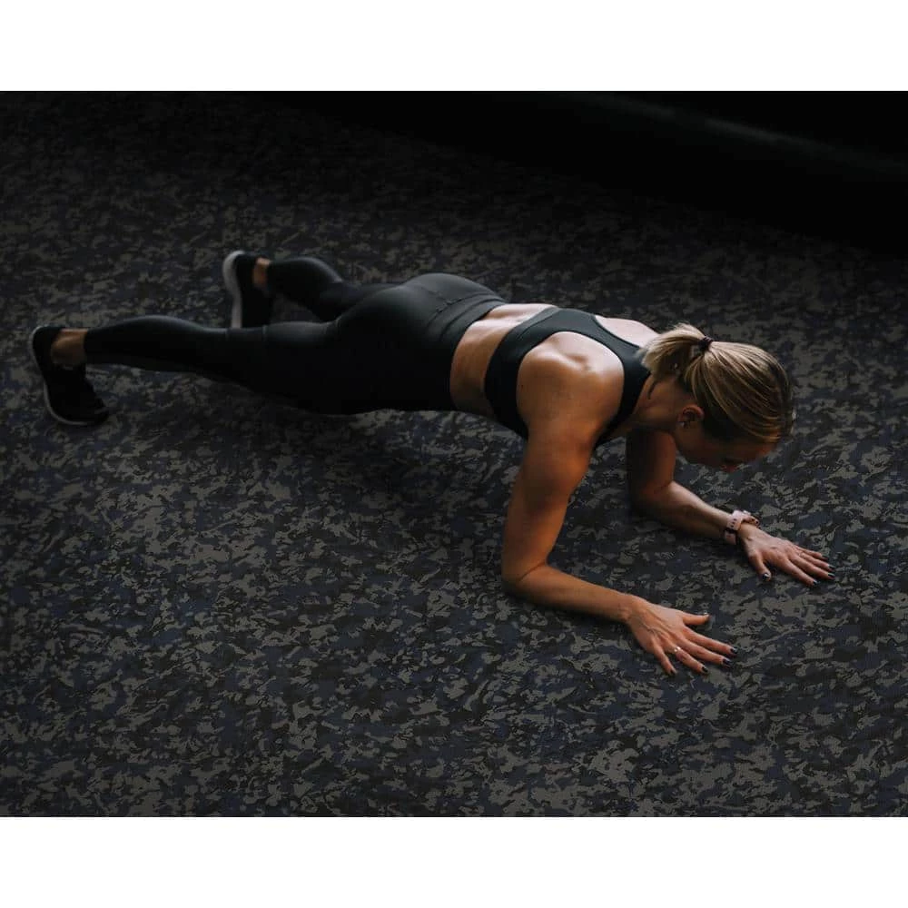 Blue Camo 25 in. x 25 in. x 0.55 in. Dual Sided Impact Foam Gym Tile (17.35 sq. ft.) by Norsk 7 Blue Camo 25 in. x 25 in. x 0.55 in. Dual Sided Impact Foam Gym Tile (17.35 sq. ft.) by Norsk - Image 5